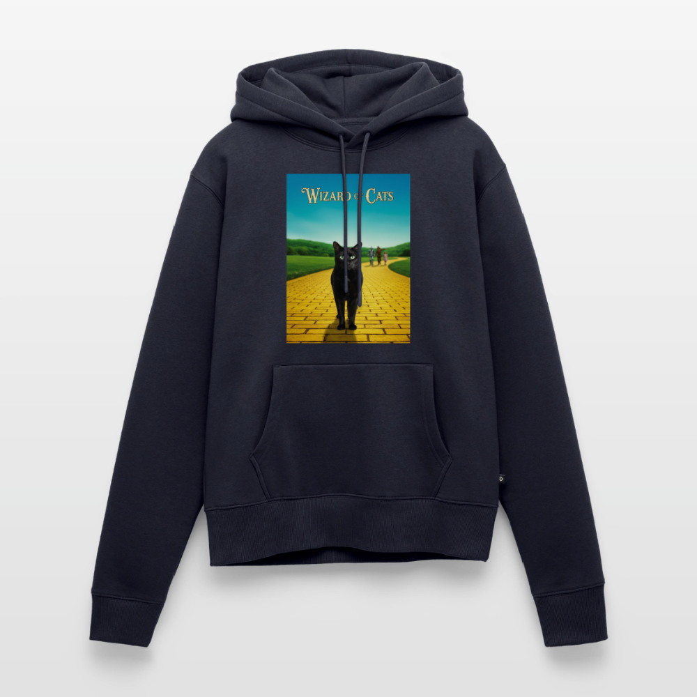 Wizard of Cats – Der gelbe Weg gehört Krümel | Frauen Premium Hoodie - Navy