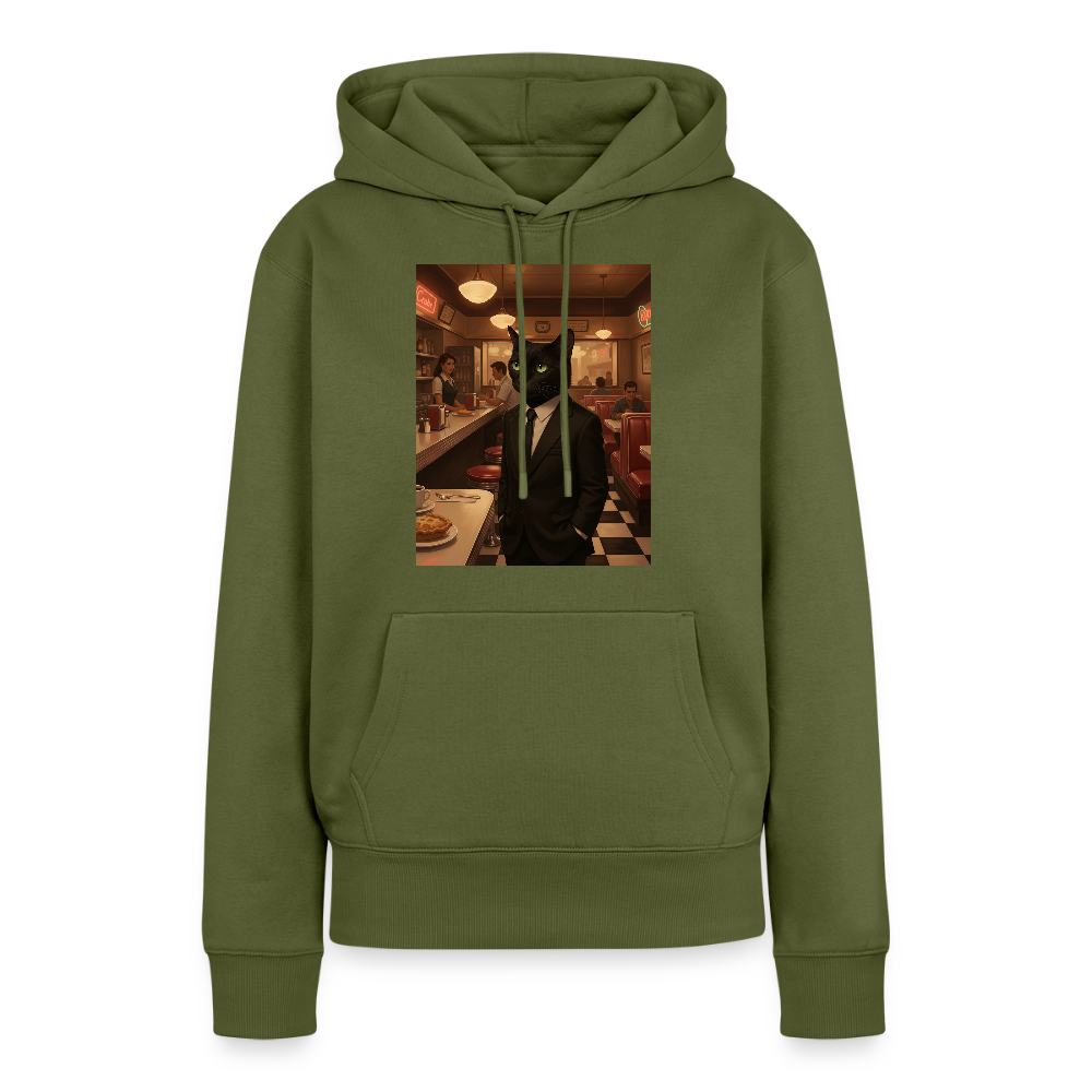 Krümel – Royale mit Pfote | Frauen Premium Hoodie - Khaki