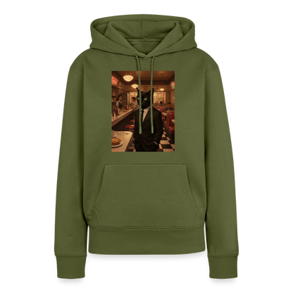 Krümel – Royale mit Pfote | Frauen Premium Hoodie - Khaki