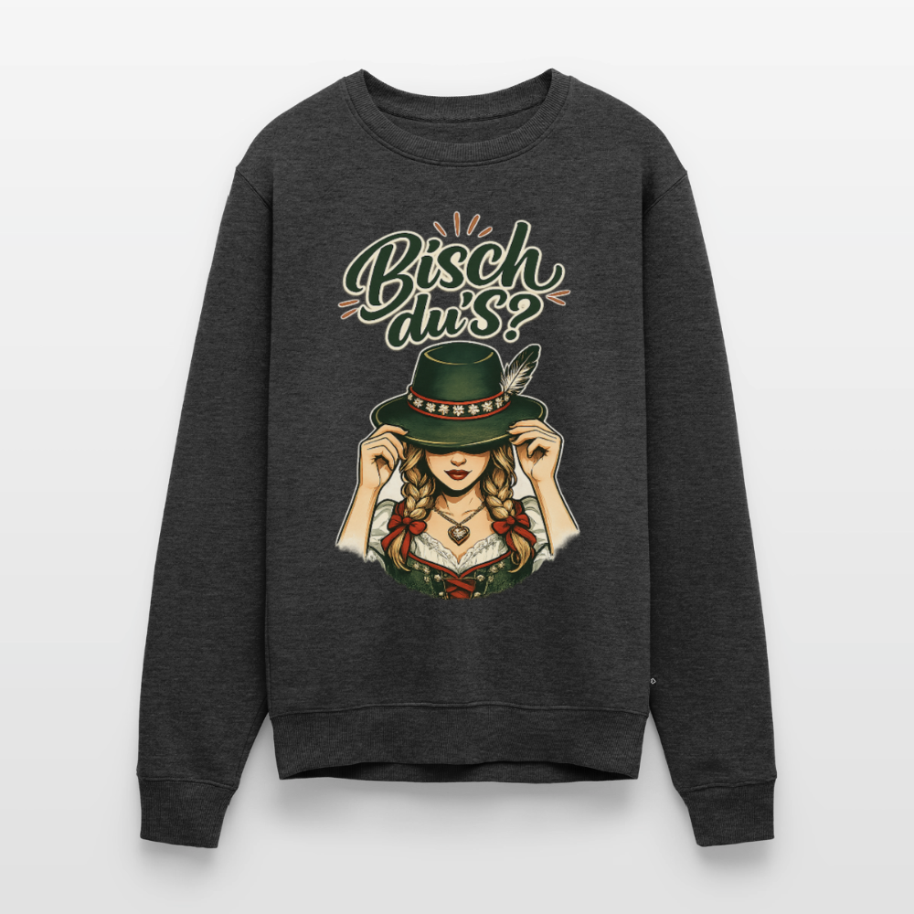 Bisch du’s? – Der Blick sagt alles |  Männer Premium Pullover - Anthrazit meliert