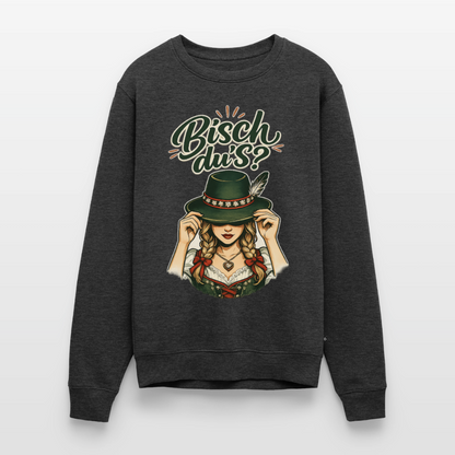 Bisch du’s? – Der Blick sagt alles |  Männer Premium Pullover - Anthrazit meliert