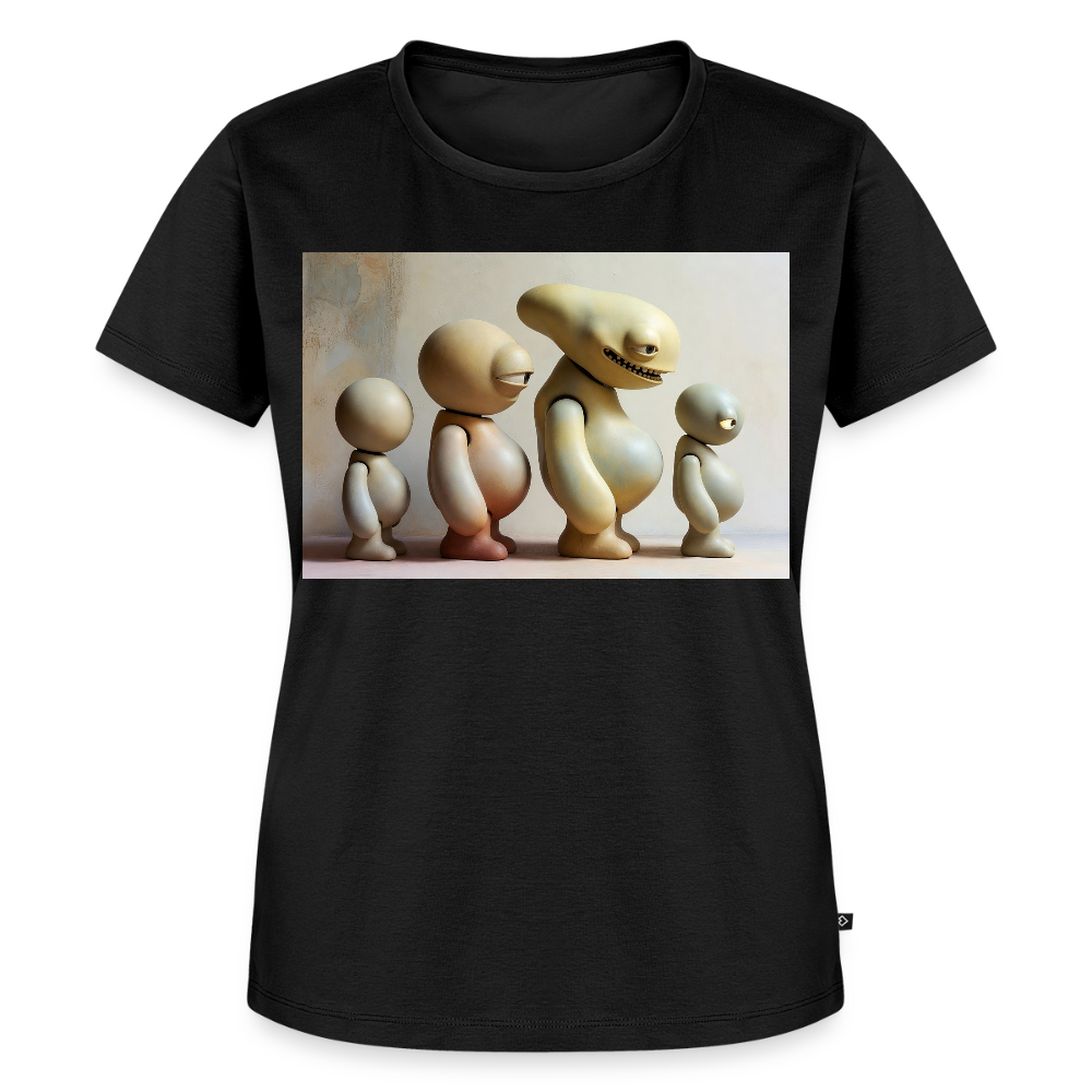 So wachsen wir also | Frauen Premium T-Shirt - Schwarz