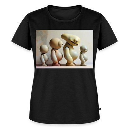 So wachsen wir also | Frauen Premium T-Shirt - Schwarz