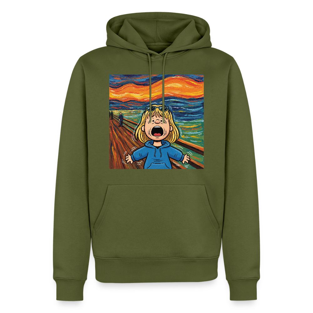 Der Schrei… manchmal bist du es selbst | Männer Premium Hoodie - Khaki