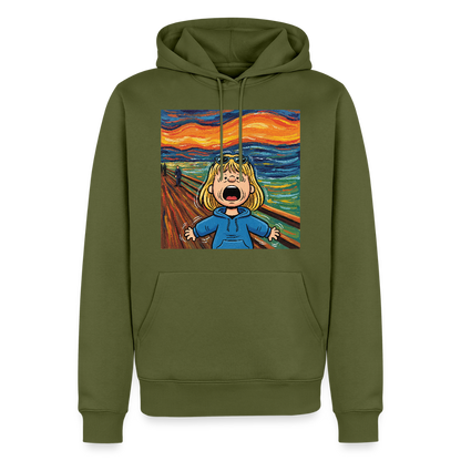 Der Schrei… manchmal bist du es selbst | Männer Premium Hoodie - Khaki