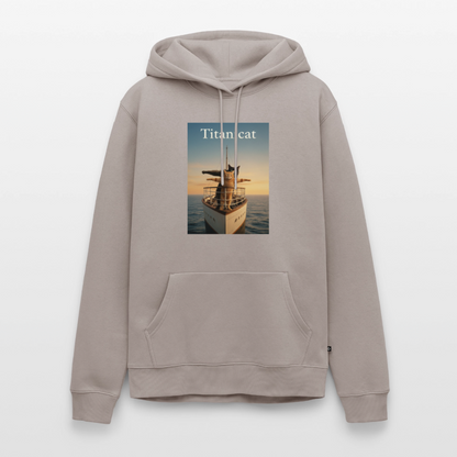 Titanicat – Ich bin der König der Kratzbäume | Männer Premium Hoodie - Taupe