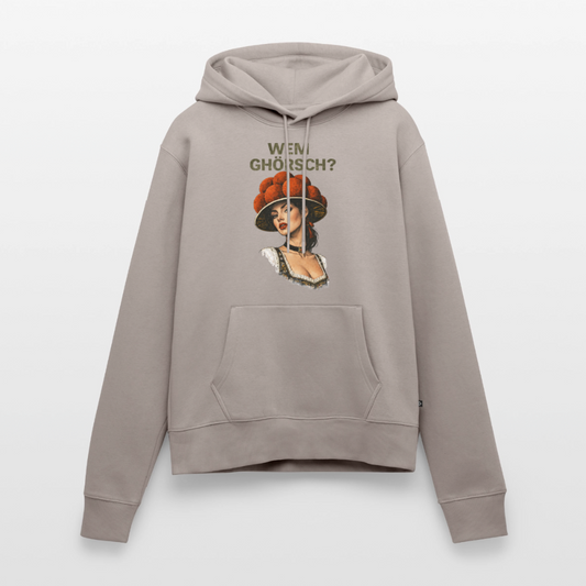 Wem ghörsch? – Schwarzwald Edition | Frauen Premium Hoodie - Taupe