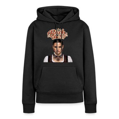 Schwarzwaldstolz – Sie weiß, wer sie isch | Frauen Premium Hoodie - Schwarz