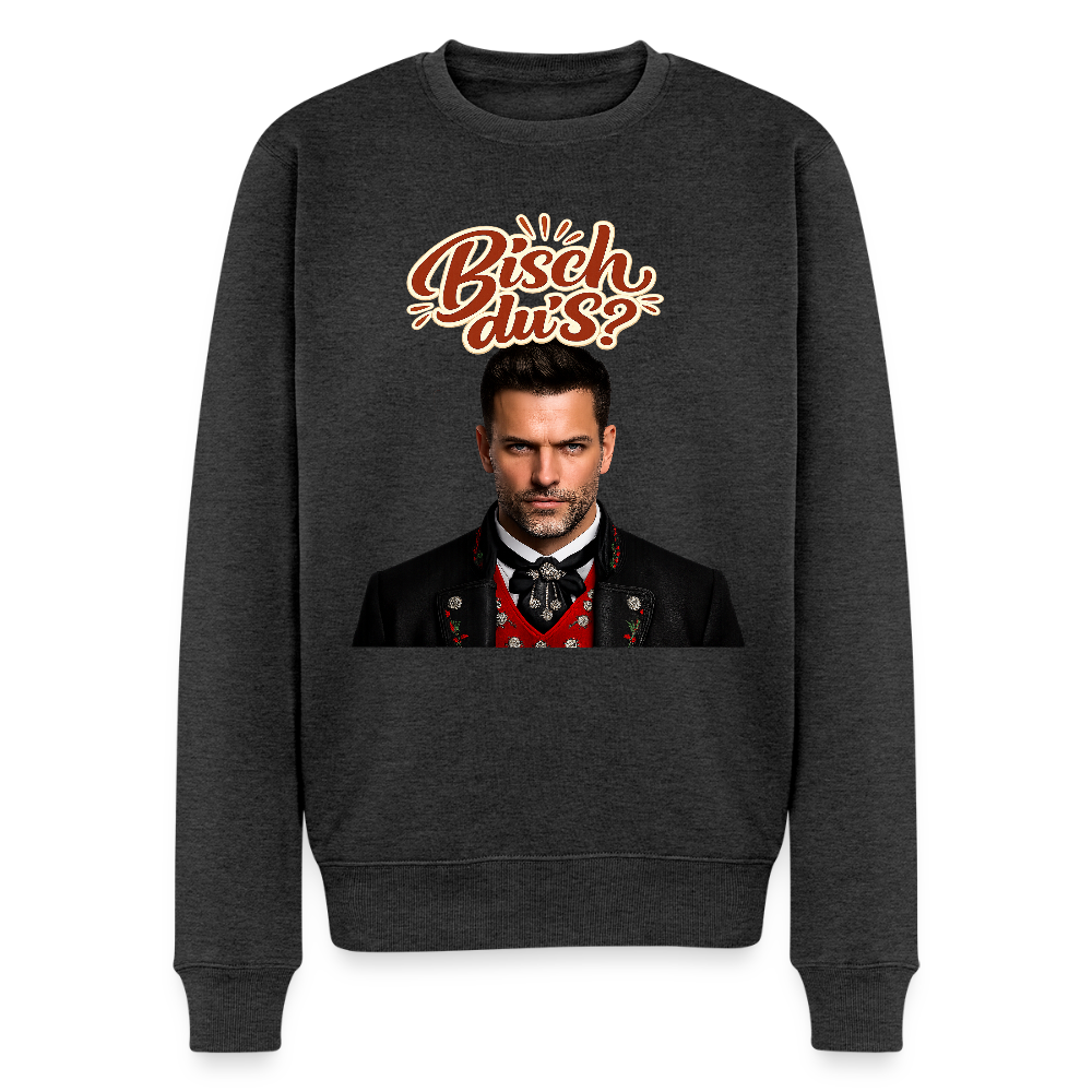 Bisch du’s? – Schwarzwaldkerl |  Männer Premium Pullover - Anthrazit meliert