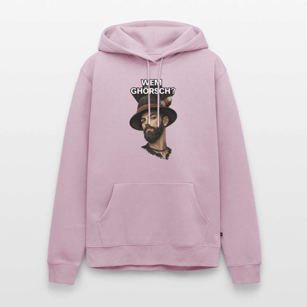 Wem ghörsch? – Alemannische Klärung | Männer Premium Hoodie - Altrosa