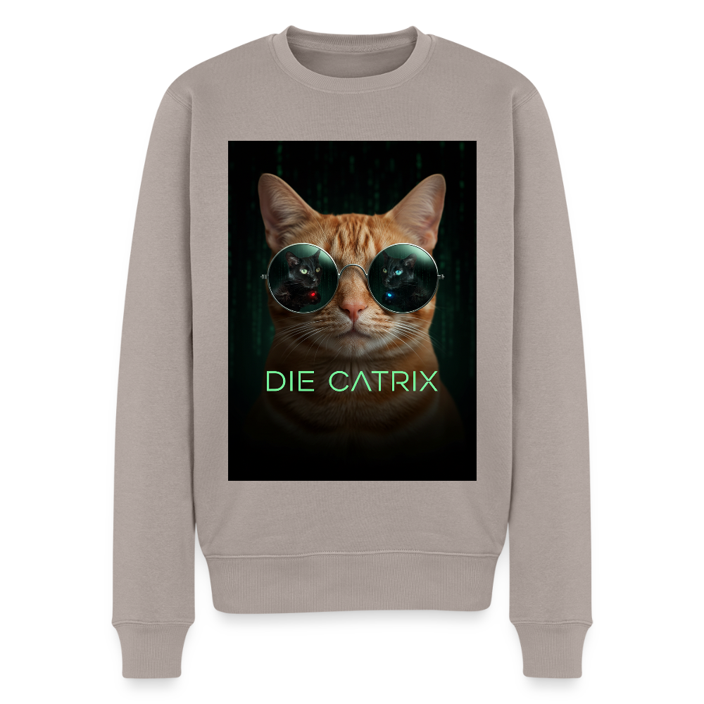 Die Catrix – Krümel erwacht |  Männer Premium Pullover - Taupe