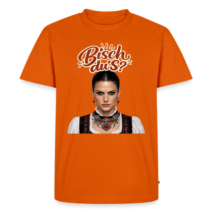 Schwarzwaldstolz – Sie weiß, wer sie isch | Männer Premium T-Shirt - Orange 