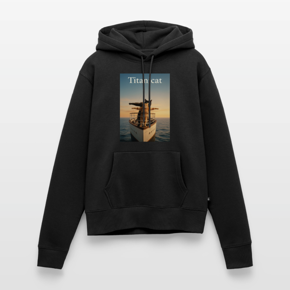 Titanicat – Ich bin der König der Kratzbäume | Frauen Premium Hoodie - Schwarz