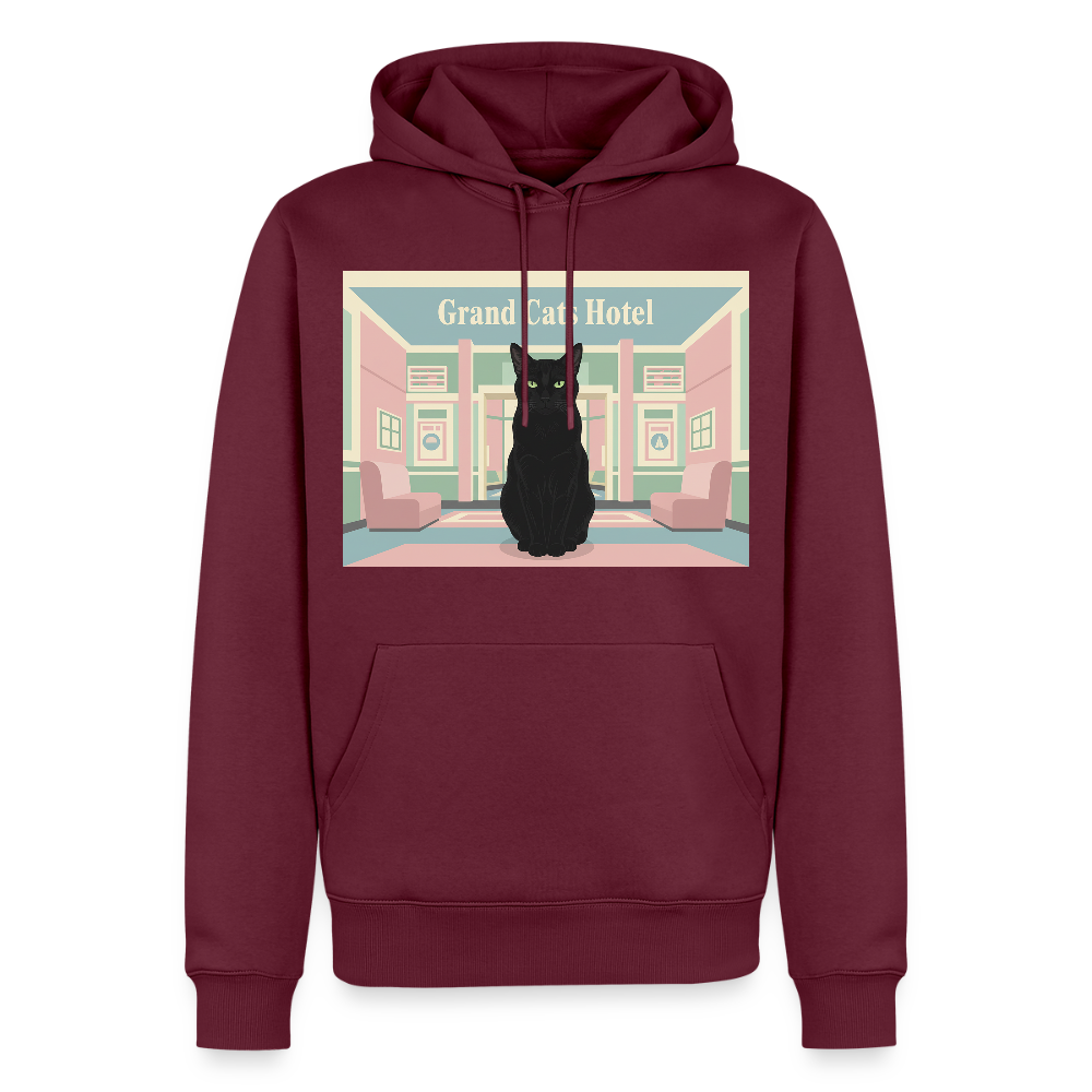 Grand Hotel Krümel | Männer Premium Hoodie - Burgunderrot