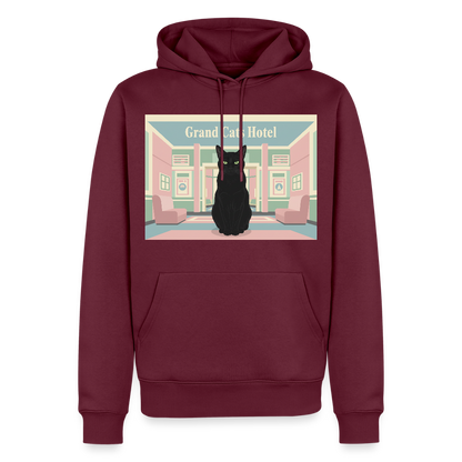 Grand Hotel Krümel | Männer Premium Hoodie - Burgunderrot