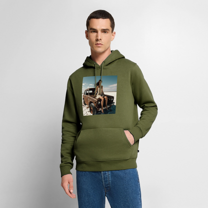Warten auf irgendwas | Männer Premium Hoodie - Khaki