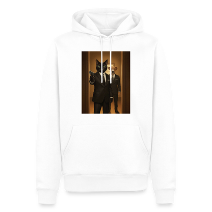 Krümel – Say Meow Again | Männer Premium Hoodie - Weiß