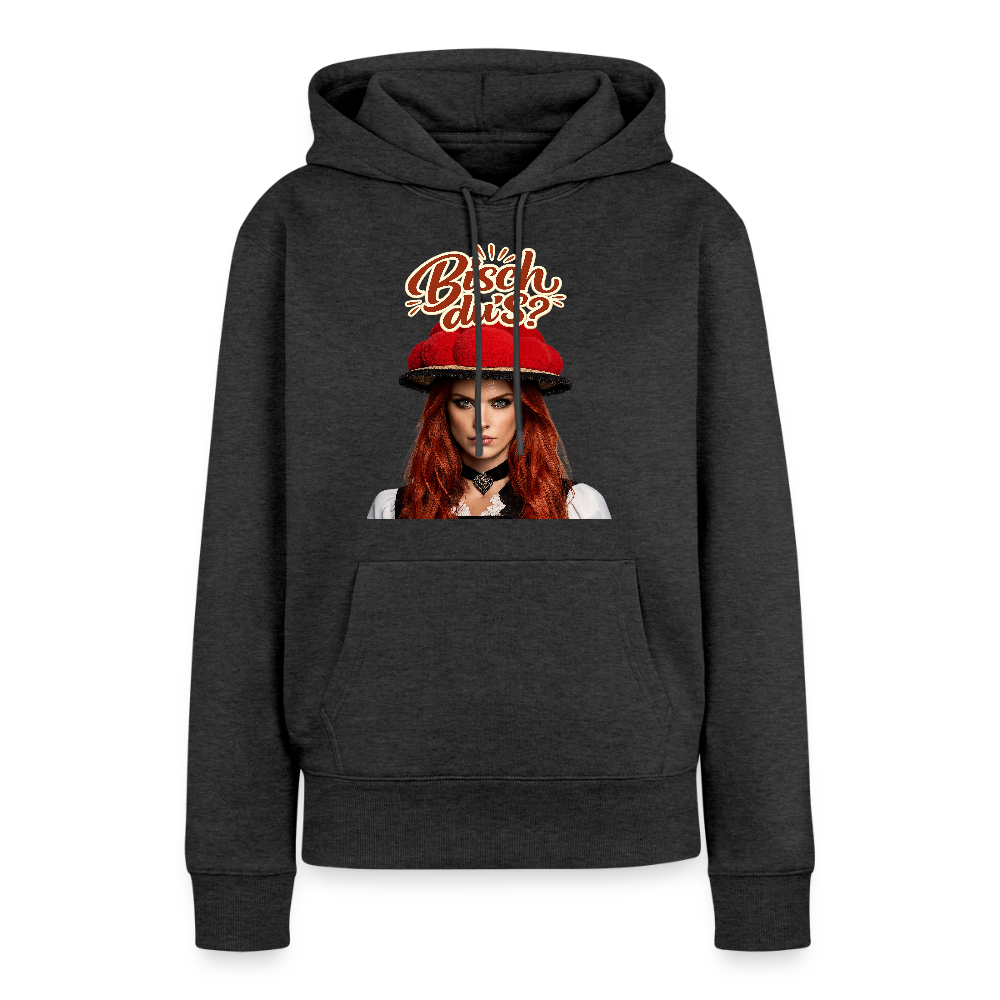 Bisch du’s? – Schwarzwaldmädel | Frauen Premium Hoodie - Anthrazit meliert