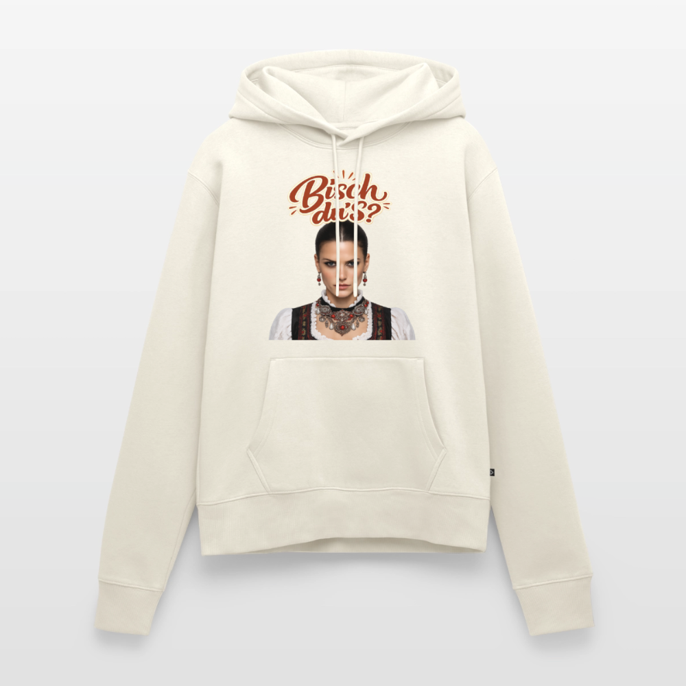 Schwarzwaldstolz – Sie weiß, wer sie isch | Frauen Premium Hoodie - Naturweiß