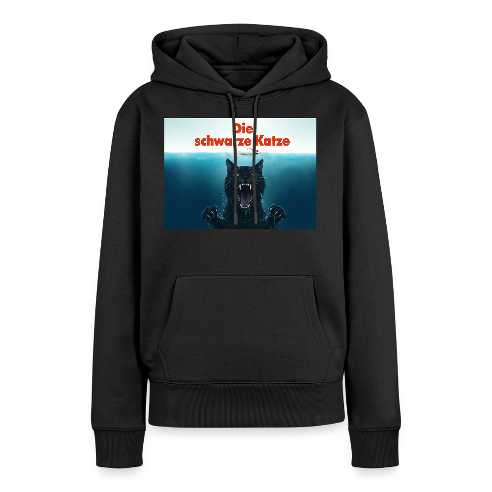 Die schwarze Katze – Krümel taucht auf | Frauen Premium Hoodie - Schwarz
