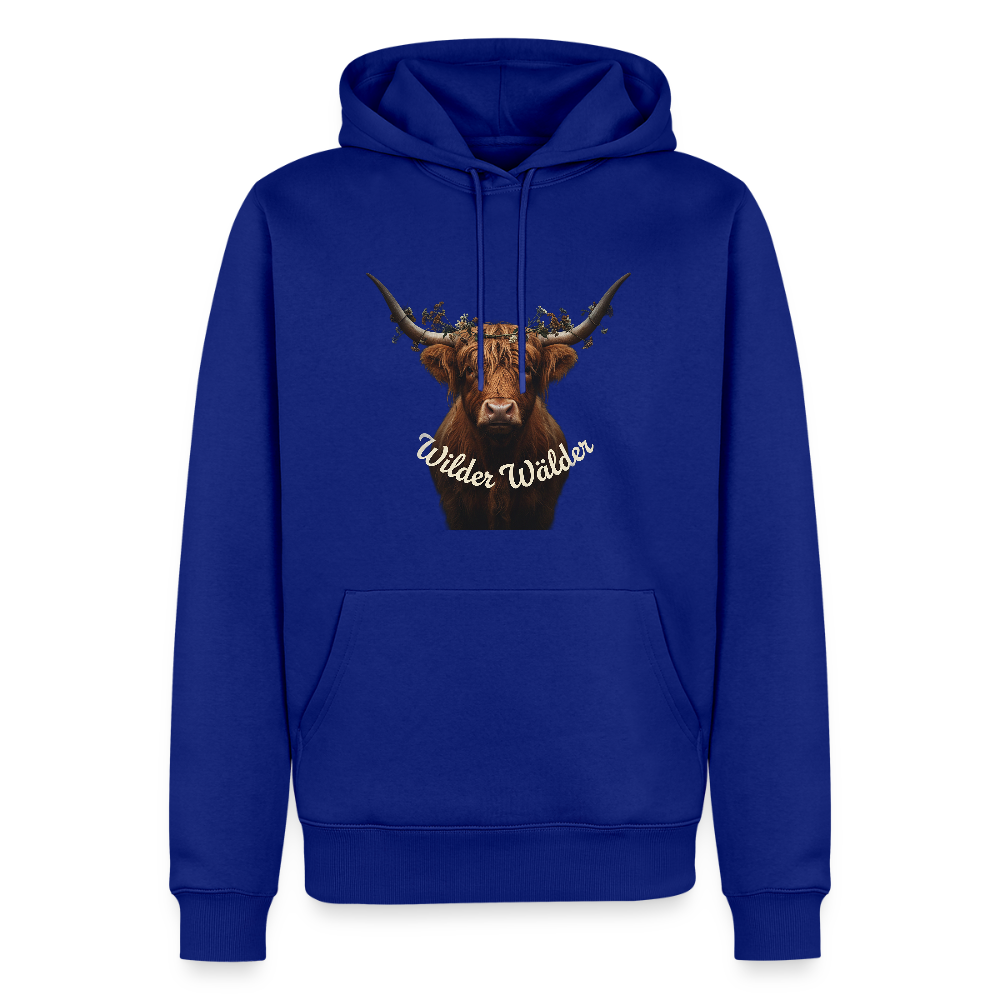 Wilder Wälder – Schwarzwald Highland Rind | Männer Premium Hoodie - Royalblau