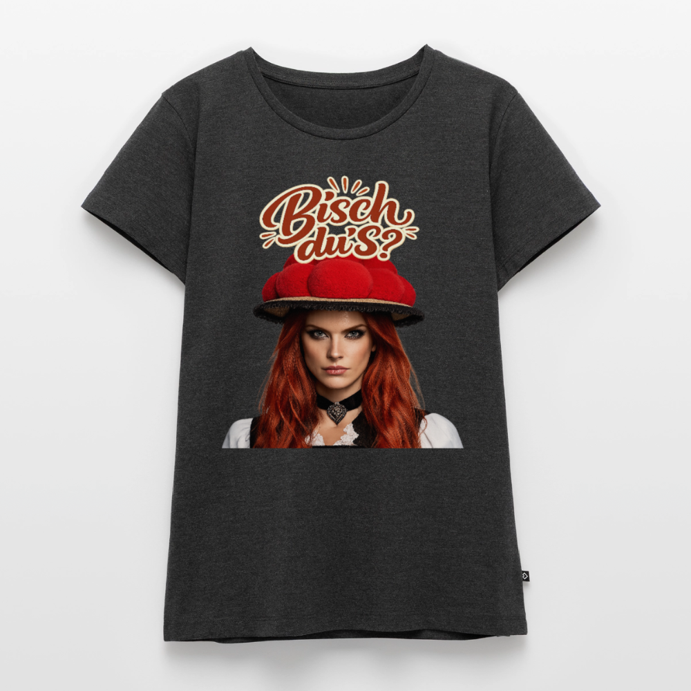 Bisch du’s? – Schwarzwaldmädel | Frauen Premium T-Shirt - Anthrazit meliert