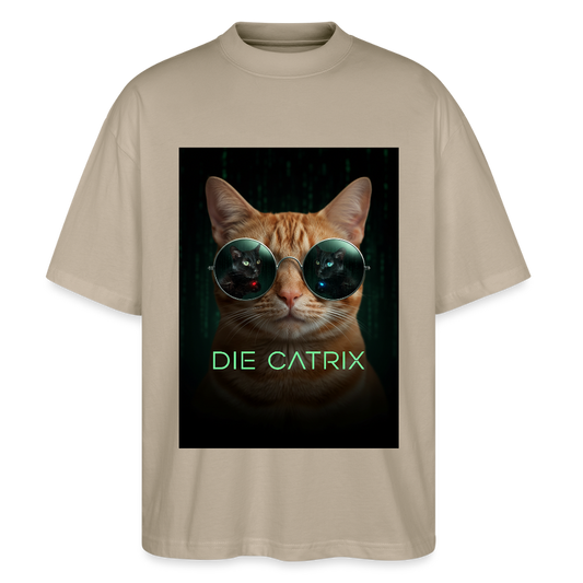 Die Catrix – Krümel erwacht | Stanley/Stella Oversized Unisex Bio T-Shirt Blaster - Steingrau