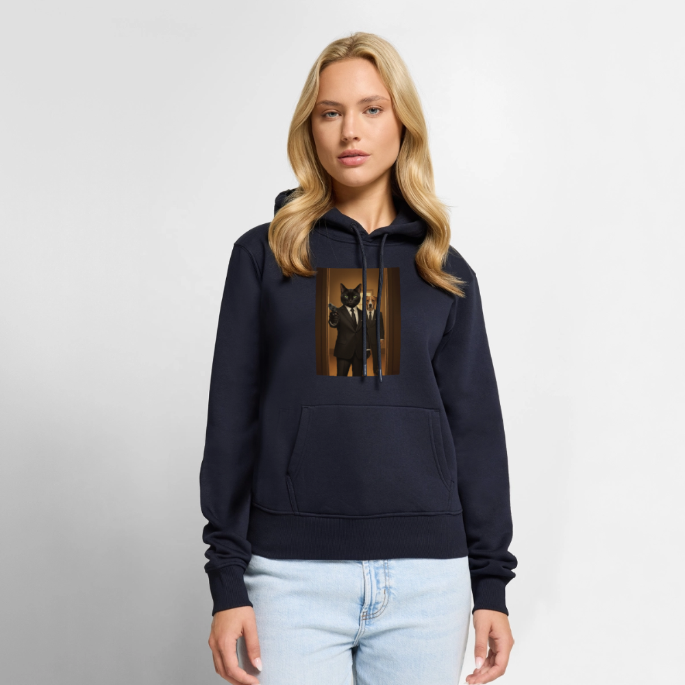 Krümel – Say Meow Again | Frauen Premium Hoodie - Navy