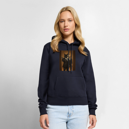 Krümel – Say Meow Again | Frauen Premium Hoodie - Navy