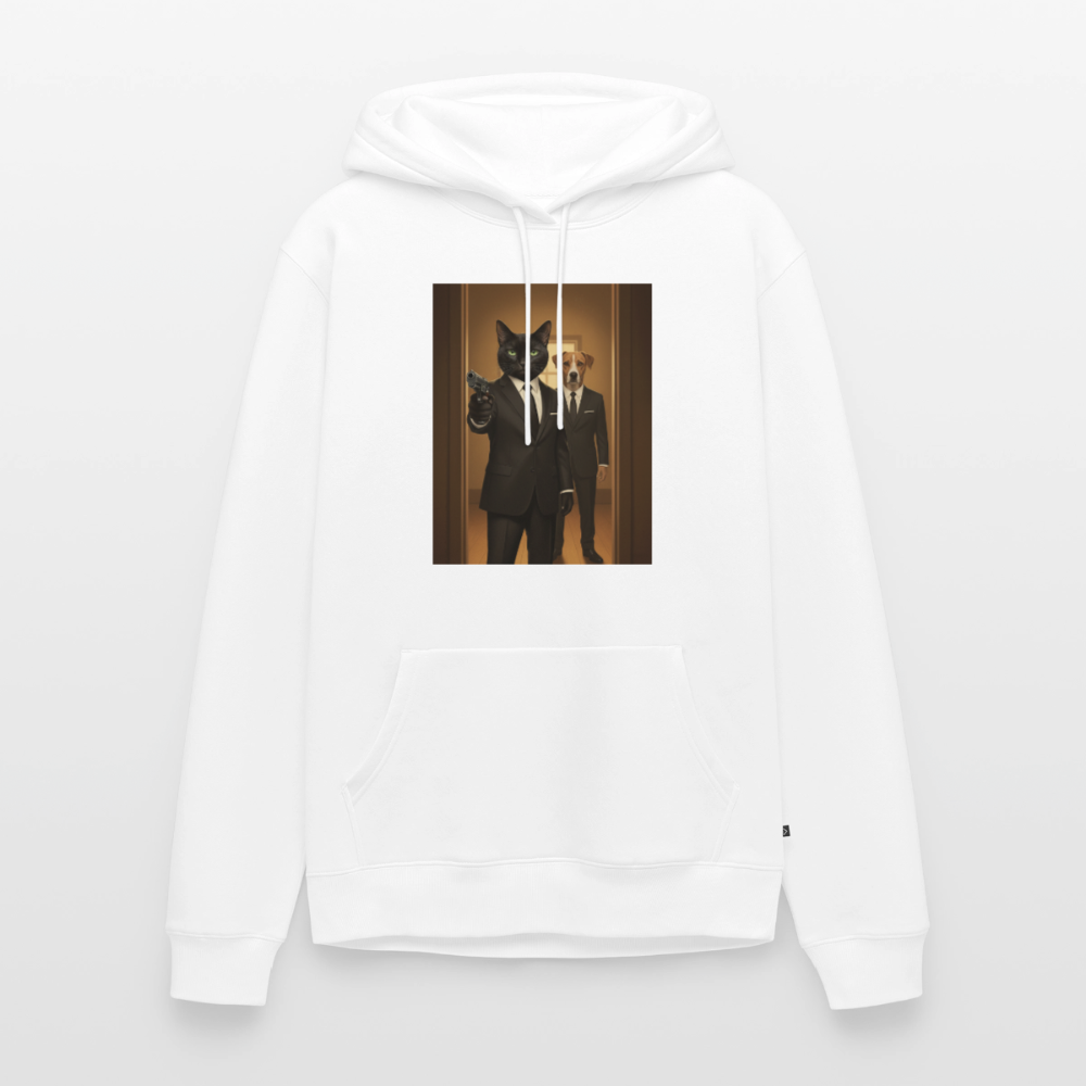 Krümel – Say Meow Again | Männer Premium Hoodie - Weiß