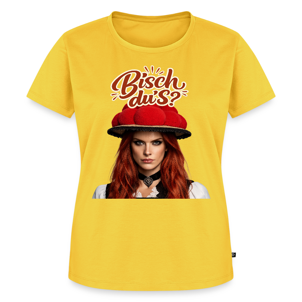 Bisch du’s? – Schwarzwaldmädel | Frauen Premium T-Shirt - Gelb