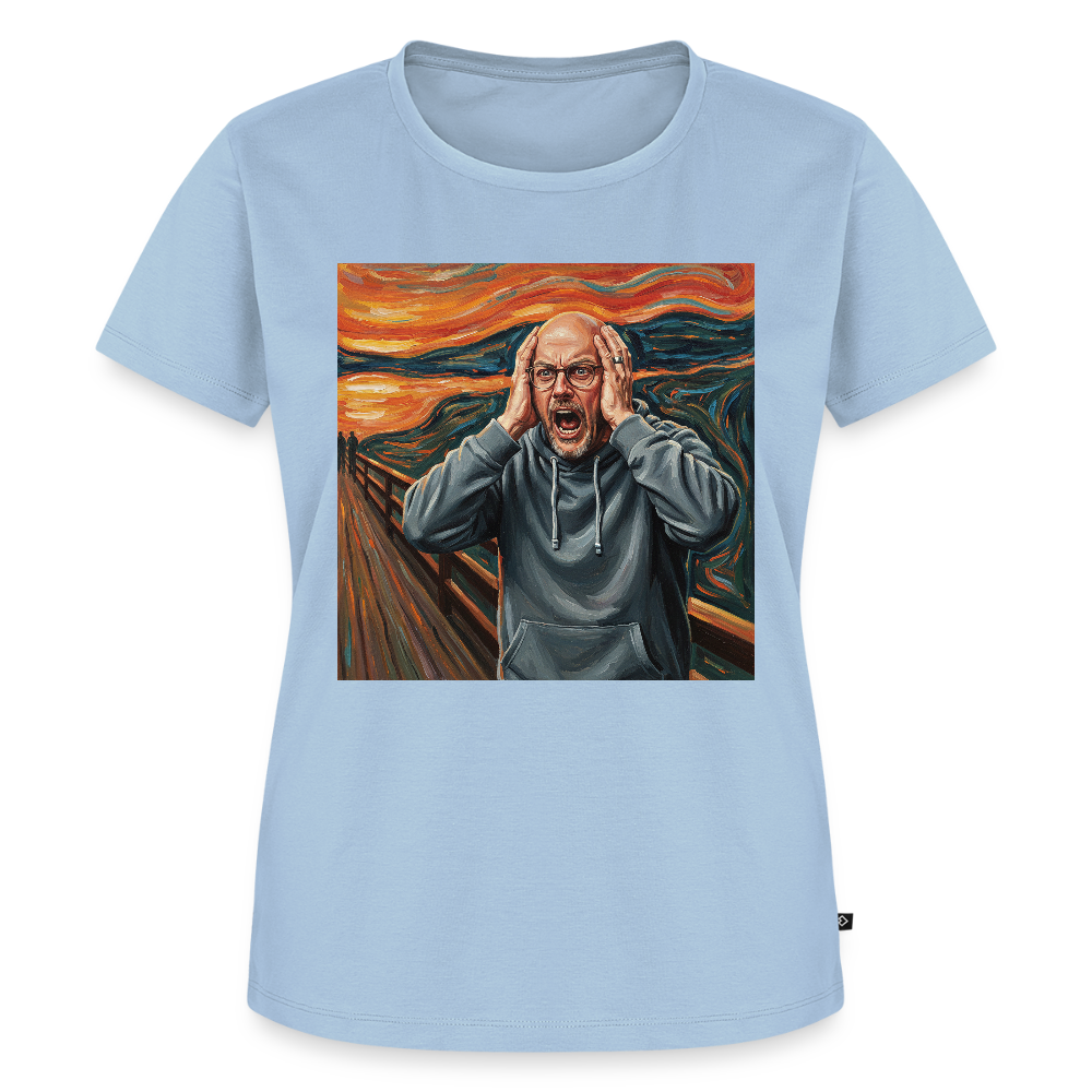 Der Schrei… wenn es wirklich reicht | Frauen Premium T-Shirt - Hellblau