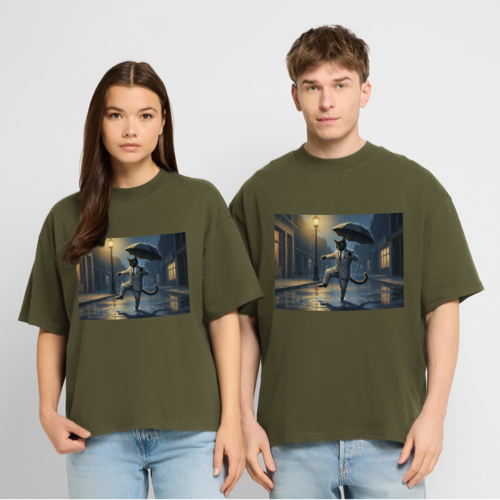 Krümel tanzt im Regen | Stanley/Stella Oversized Unisex Bio T-Shirt Blaster - Khaki