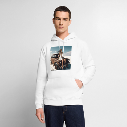Warten auf irgendwas | Männer Premium Hoodie - Weiß