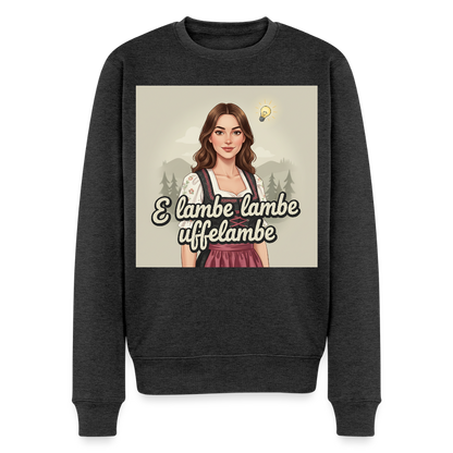 E Lambe, lambe, uffelambe – Alemannischer Geistesblitz |  Männer Premium Pullover - Anthrazit meliert