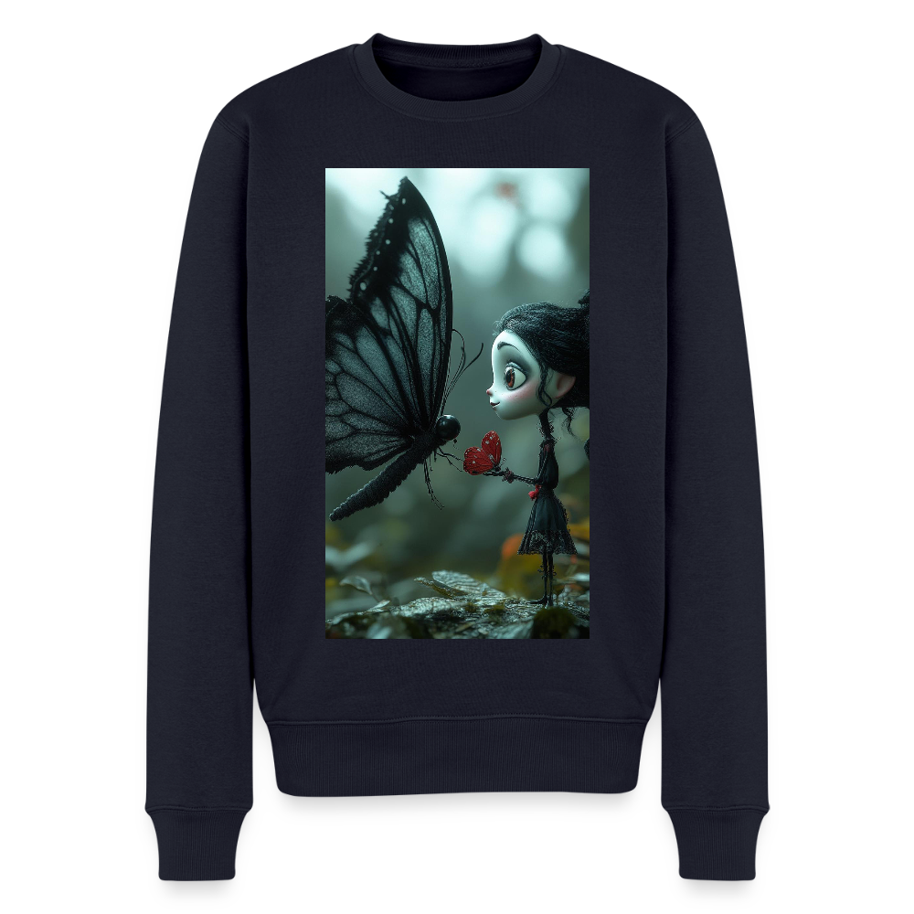 Mut für einen Moment |  Männer Premium Pullover - Navy