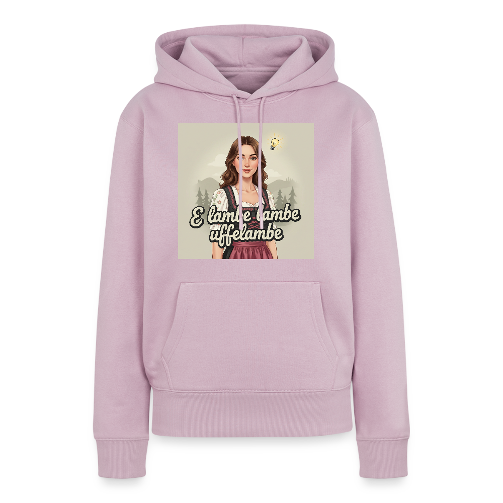 E Lambe, lambe, uffelambe – Alemannischer Geistesblitz | Frauen Premium Hoodie - Altrosa