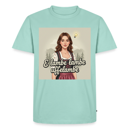 E Lambe, lambe, uffelambe – Alemannischer Geistesblitz | Männer Premium T-Shirt - Mint 