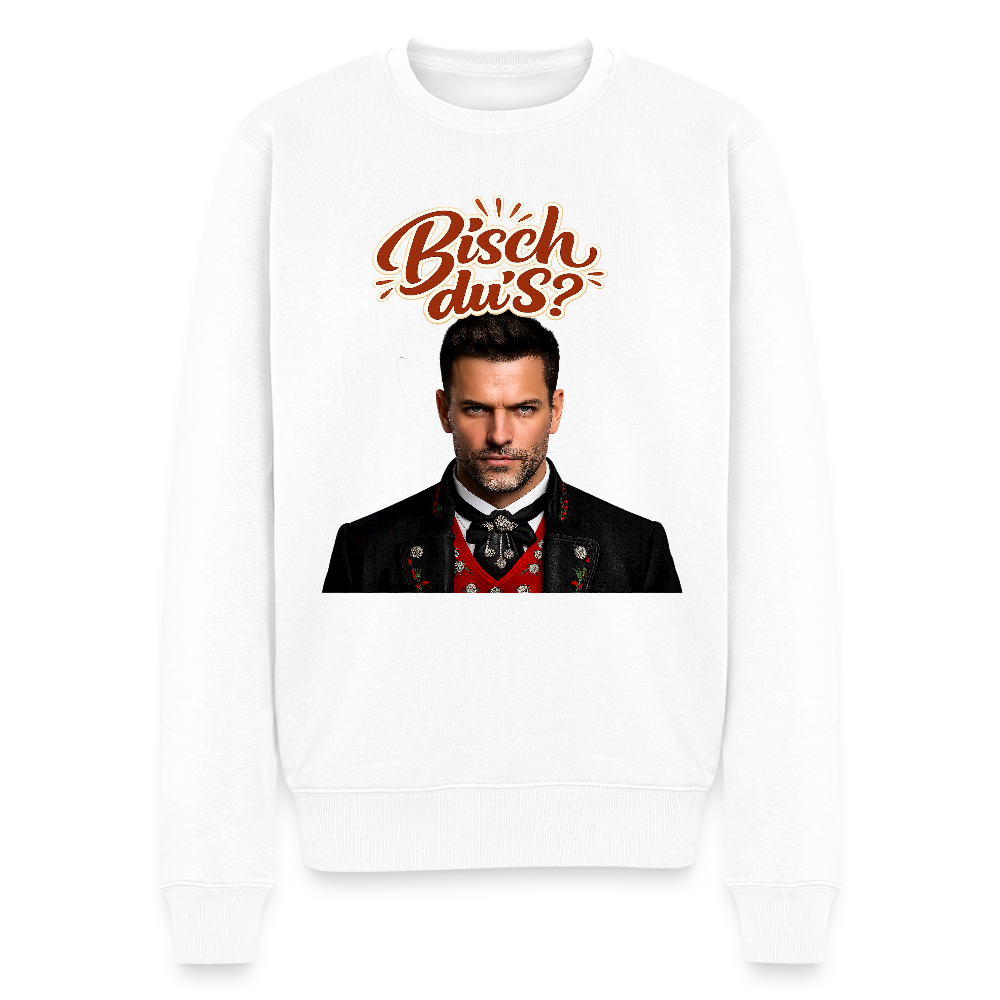 Bisch du’s? – Schwarzwaldkerl |  Männer Premium Pullover - Weiß