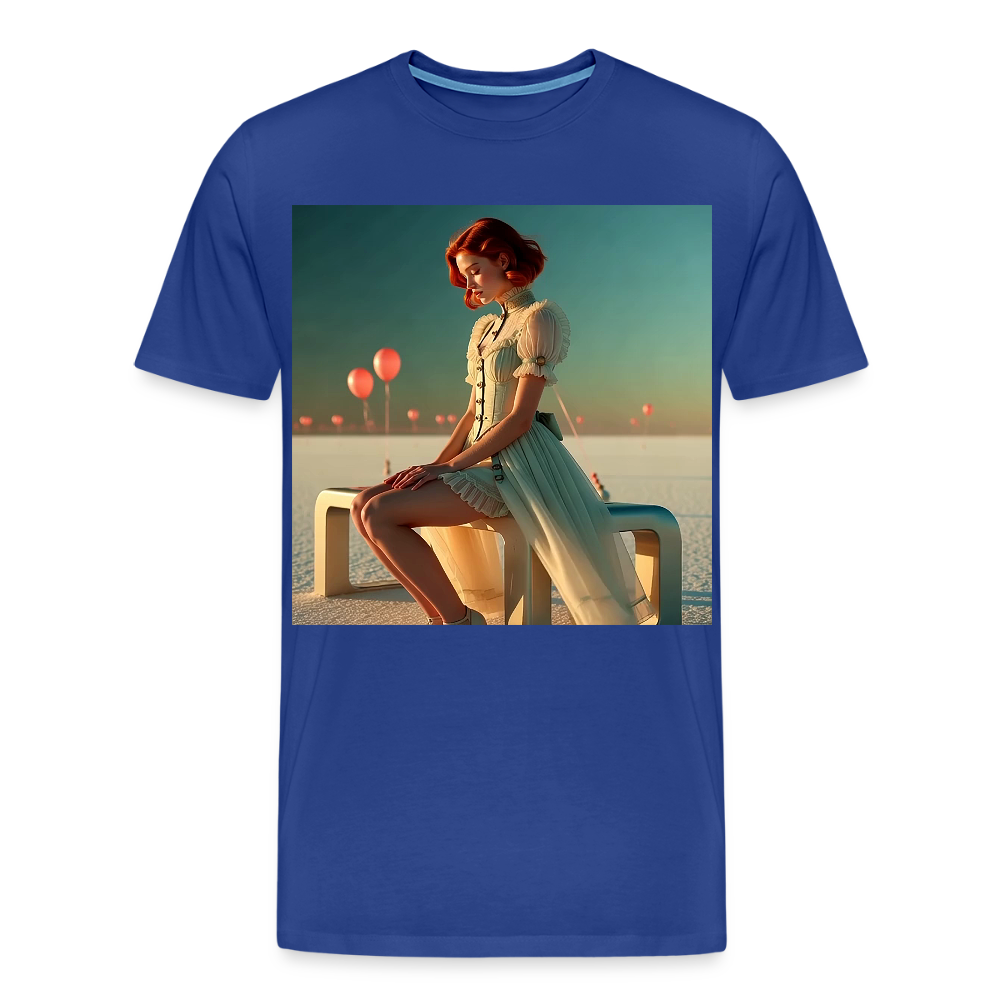 Leise Gedanken bei lauter Farben | Männer Premium T-Shirt - Königsblau