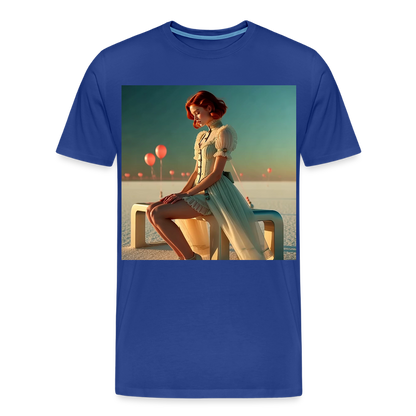 Leise Gedanken bei lauter Farben | Männer Premium T-Shirt - Königsblau