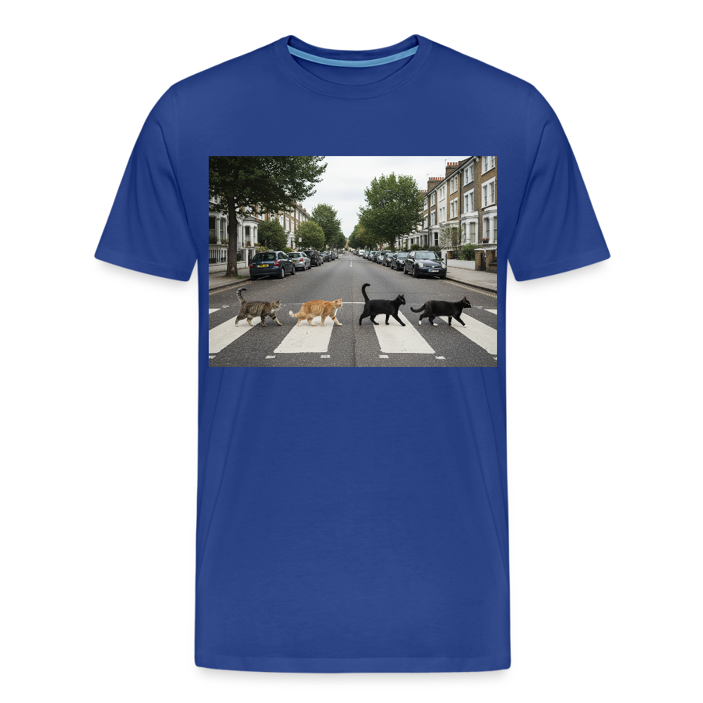 The Purrfect Crossing – Wir waren vor der Band da | Männer Premium T-Shirt - Königsblau