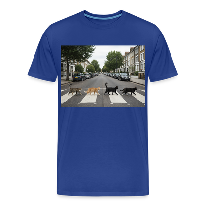 The Purrfect Crossing – Wir waren vor der Band da | Männer Premium T-Shirt - Königsblau