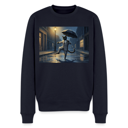Krümel tanzt im Regen |  Männer Premium Pullover - Navy