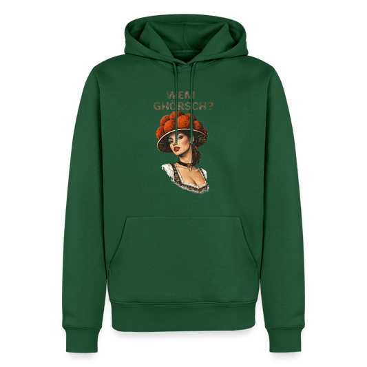 Wem ghörsch? – Schwarzwald Edition | Männer Premium Hoodie - Flaschengrün