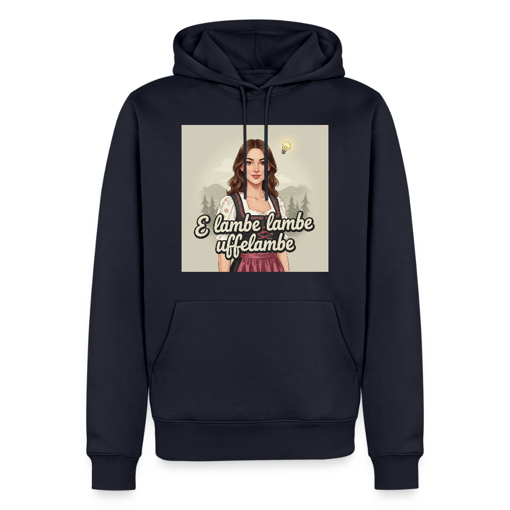 E Lambe, lambe, uffelambe – Alemannischer Geistesblitz | Männer Premium Hoodie - Navy