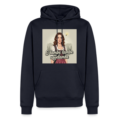 E Lambe, lambe, uffelambe – Alemannischer Geistesblitz | Männer Premium Hoodie - Navy