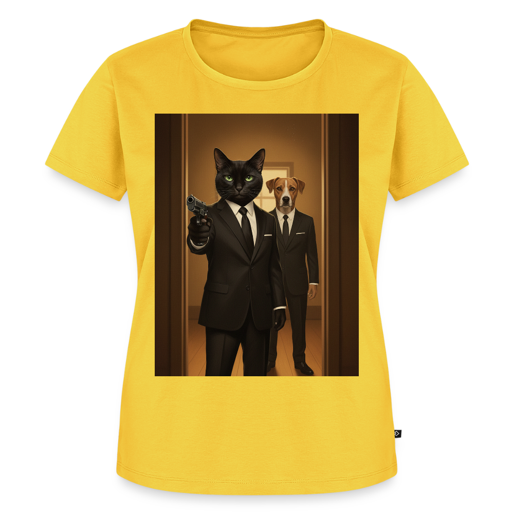 Krümel – Say Meow Again | Frauen Premium T-Shirt - Gelb