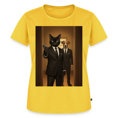 Krümel – Say Meow Again | Frauen Premium T-Shirt - Gelb