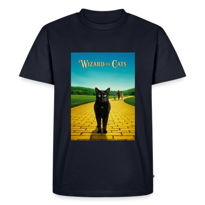 Wizard of Cats – Der gelbe Weg gehört Krümel | Männer Premium T-Shirt - Navy